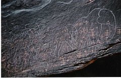 MECHERIA PEINTURES RUPESTRES AU SUD DE MECHERIA